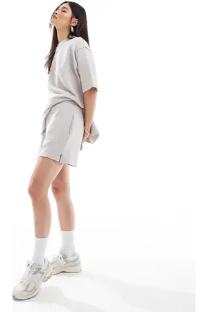 The Couture Club Co-ord washed emblem shorts in