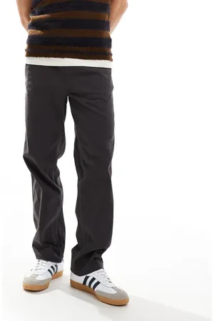 Only & Sons Elasticated waist tapered trouser in dark