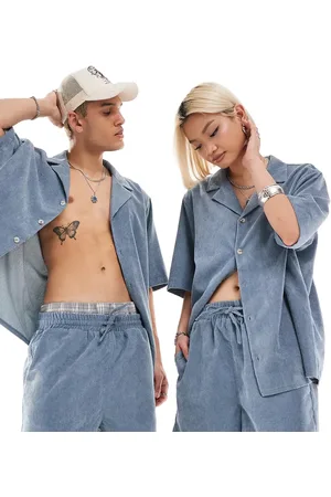 Reclaimed Unisex cord short in co-ord