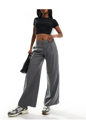 Hollister Low rise tailored wide leg trouser in