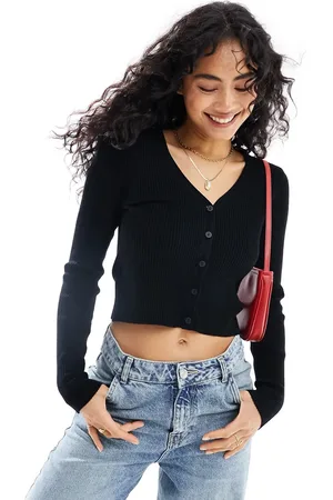 VERO MODA Ribbed knit cardigan in