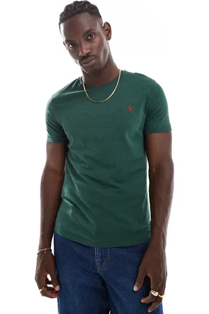 Ralph Lauren Icon logo t-shirt in dark marl