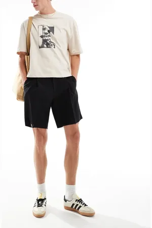 JACK & JONES Loose fit pleated tailored short in