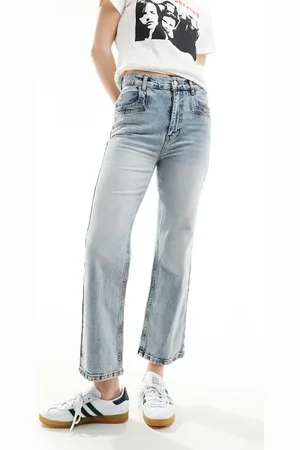 SCALPERS Back seam denim jeans in light indigo