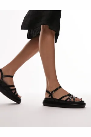 Topshop Junior strappy flatform sandal in