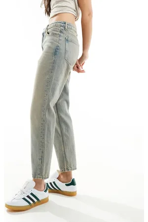 MANGO Mom jean in vintage wash