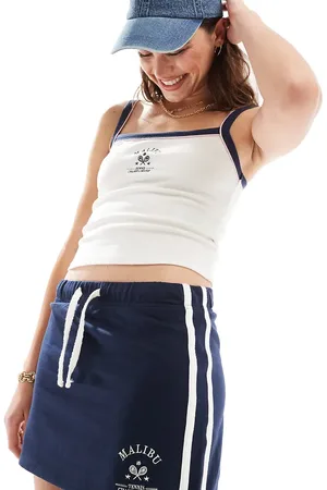 Miss Selfridge Sporty mini skirt co-ord in