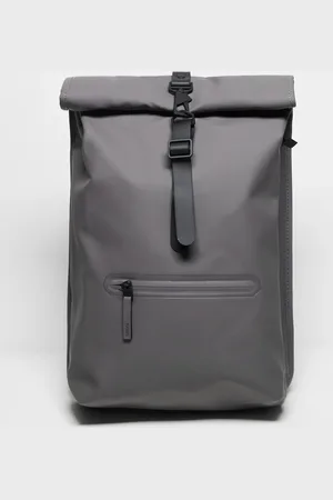 Rains 13320 unisex waterproof roll top backpack in