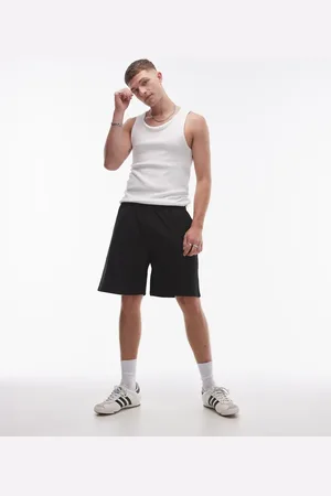 Topman Oversized fit airtex short in