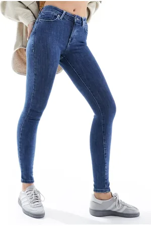 ONLY Pushup skinny jeans in dark denim
