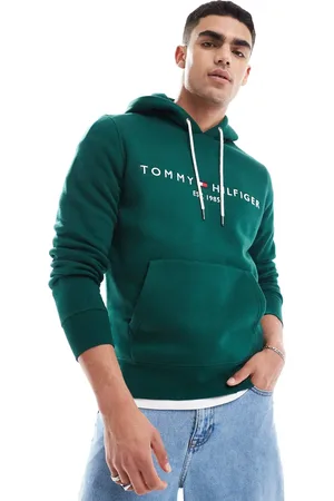 Tommy Hilfiger Logo hoodie in dark