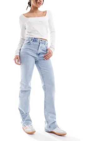 Stradivarius STR straight leg jean with stretch in light