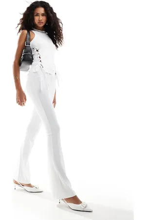 Lioness V front lowrise flared trousers co-ord in