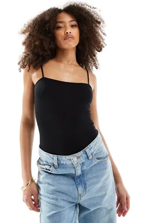 JJXX Strappy square body top in