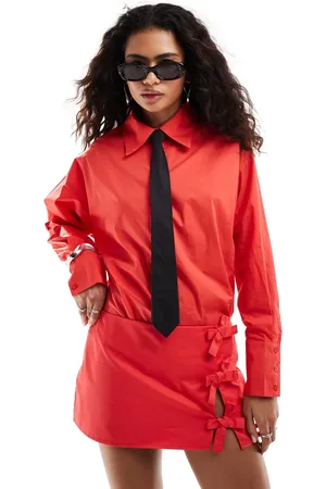 Lioness Shirt with black tie co-ord in