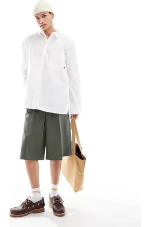 COLLUSION Poplin oversized long sleeve shirt in