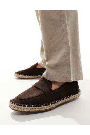 ASOS Loafer espadrilles in faux suede
