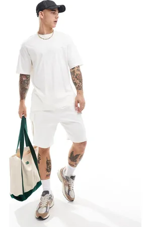 Only & Sons Oversized t-shirt co-ord in washed stone