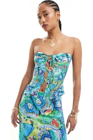 Easy Tiger Dazed print top in co-ord