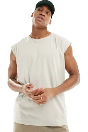 Brave Soul Raw edge vest in light