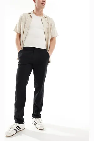 JACK & JONES Linen mix chino in