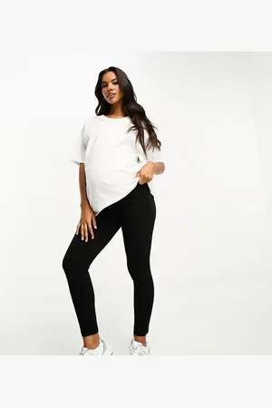 ASOS ASOS DESIGN Maternity jersey tapered suit trousers in