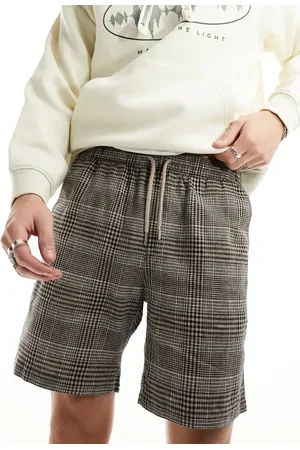 Farah Redwald check shorts in