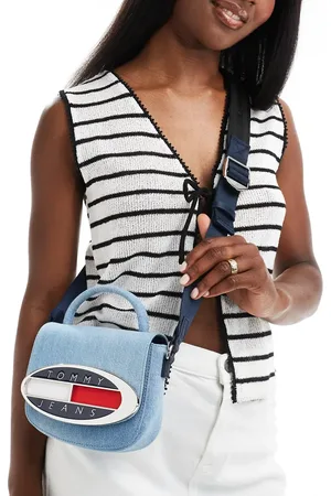 Tommy Hilfiger Origin crossbody bag in light denim