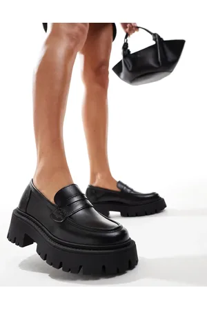 Schuh Lennox chunky loafers in leather