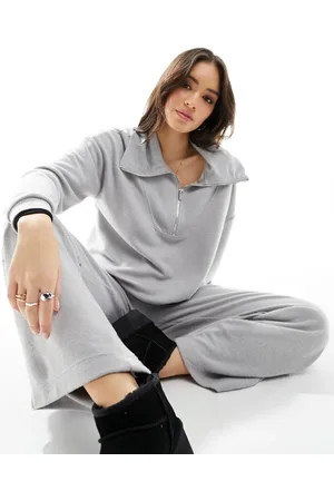 Miss Selfridge Zip detail super soft sweat co-ord in