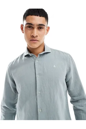 SCALPERS Vintage linen shirt in light