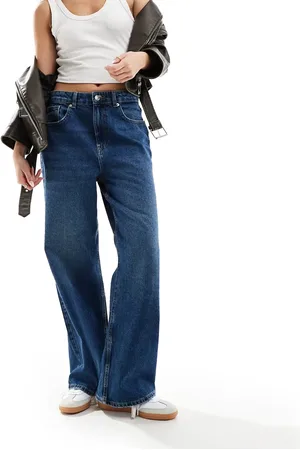 ONLY Maisie low rise baggy jean in dark wash