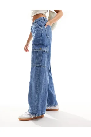 Barbour Cargo jeans in mid wash