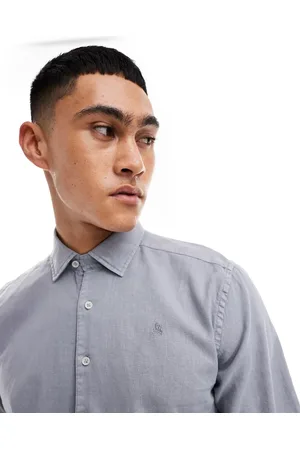 SCALPERS Shirt in greyish blue