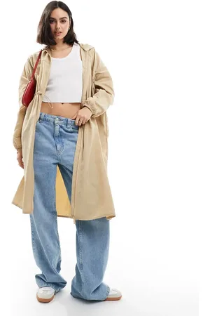 Threadbare Festival 2 in 1 rain mac in stone