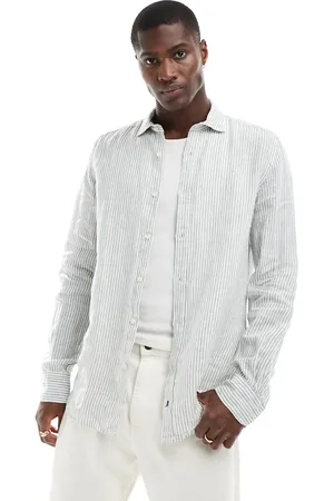 SCALPERS Linen shirt in stripes