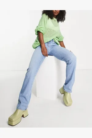 Dr Denim Dixy straight leg low rise jeans in light wash