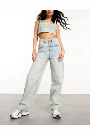 ASOS Baggy fit jeans in light acid wash