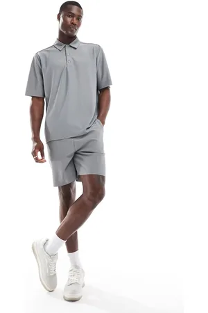 Only & Sons Plisse short co-ord in