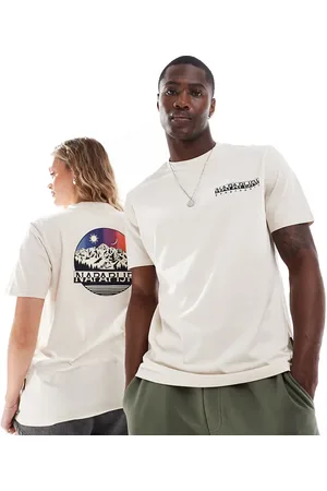 Napapijri Lahni mountain backprint t-shirt in