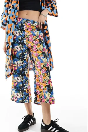 ASOS KENYA pull on trousers in floral print