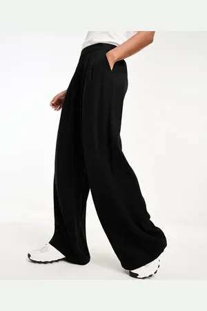 ASOS Clean front wide leg trouser in