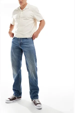 Weekday Klean straight leg jeans in iron