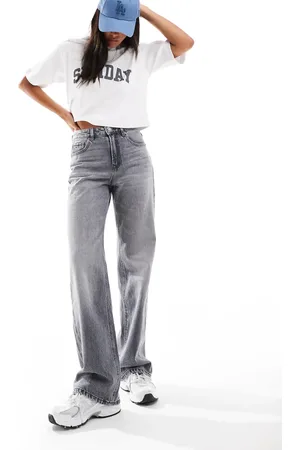 Stradivarius Wide leg dad jean in