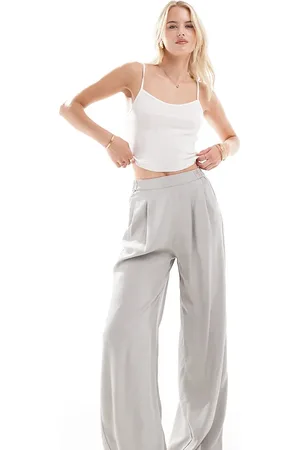 ASOS ASOS DESIGN Tall casual wide leg pull on trouser in