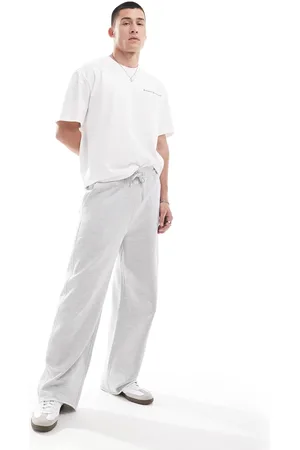 Weekday Astro wide leg joggers in melange