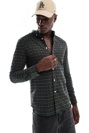 Farah Alban longsleeve check shirt in