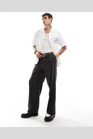 Weekday Uno tailored trousers in mole check