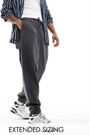 ASOS Essential oversized joggers in charcoal