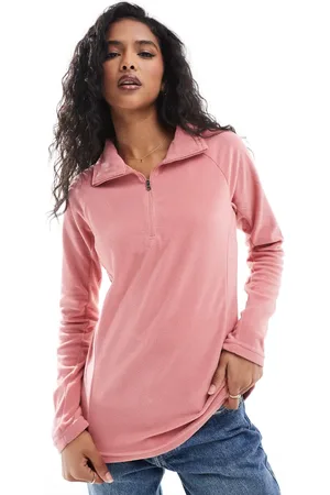 Columbia Glacial IV half zip micro fleece in agave red